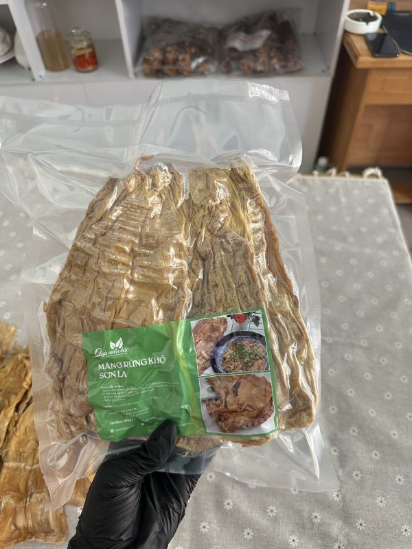 măng vầu, măng khô rừng Sơn La