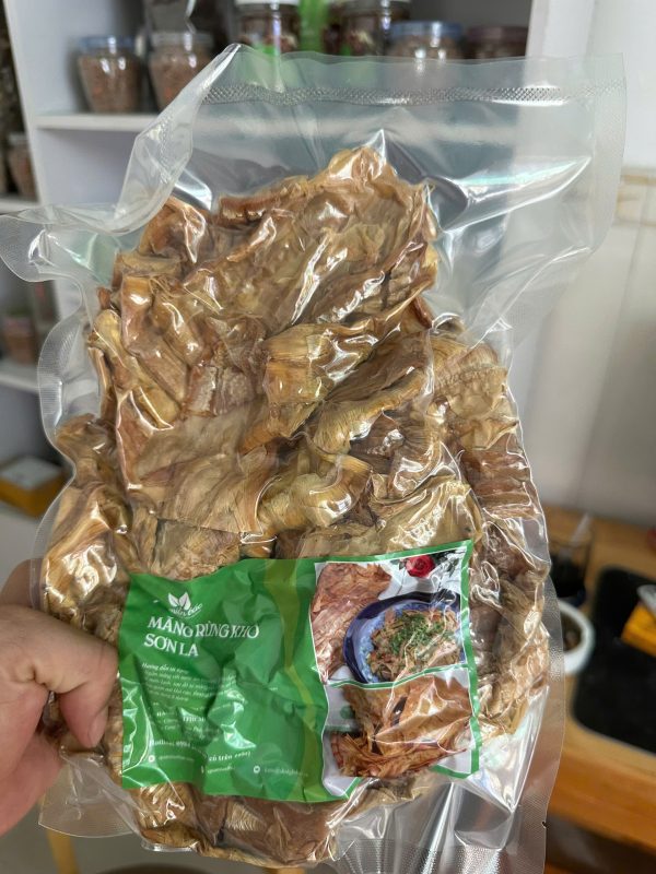 măng nứa Tây Bắc, bịch 500g hút chân không tem nhãn đầy đủ