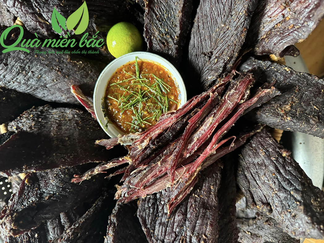 Thịt trâu gác bếp Tây Bắc chuẩn vị Sơn La