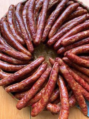 lạp sườn gác bếp Tây Bắc