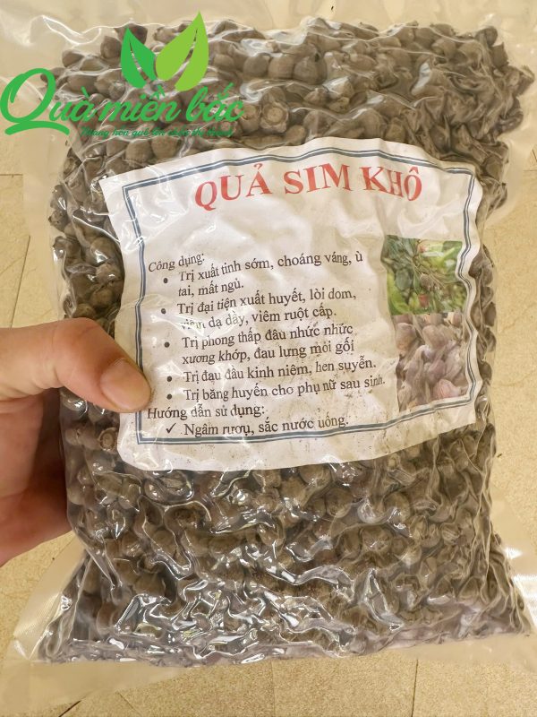 Quả sim khô Tây Bắc đóng gói hút chân không